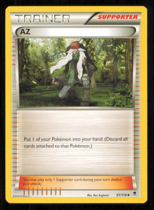 AZ 91/119 POKEMON CARD ENGLISH XY PHANTOM FORCES TRAINER LP