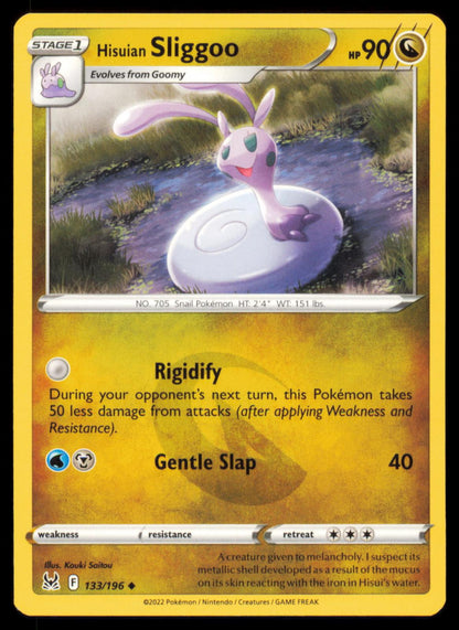 Hisuian Sliggoo Pokemon Card English SWSH Lost Origin NM Common