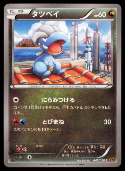 Bagon 045/078 POKEMON CARD Japanese XY6 Emerald Break Common LP