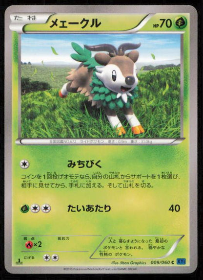 SKIDDO 009/060 POKEMON CARD JAPANESE XY1 COLLECTION X COMMON LP