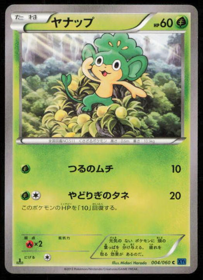 PANSAGE 004/060 POKEMON CARD JAPANESE XY1 COLLECTION X COMMON LP