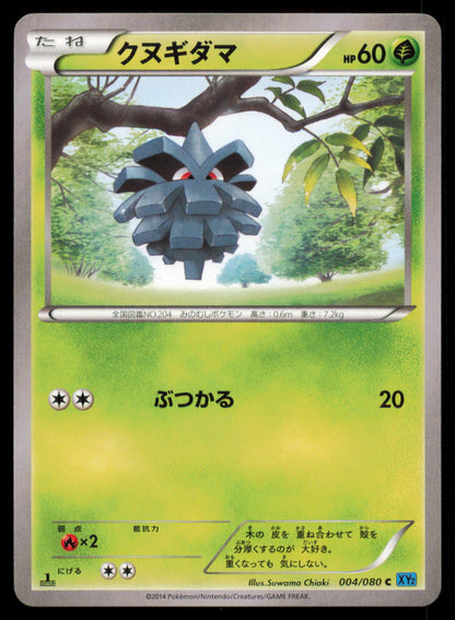 PINECO 004/080 POKEMON CARD JAPANESE XY2 WILD BLAZE COMMON MP